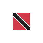 Trinidad & Tobago Flag Square Towel 13“x13” - Conscious Apparel Store