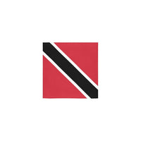Trinidad & Tobago Flag Square Towel 13“x13” - Conscious Apparel Store