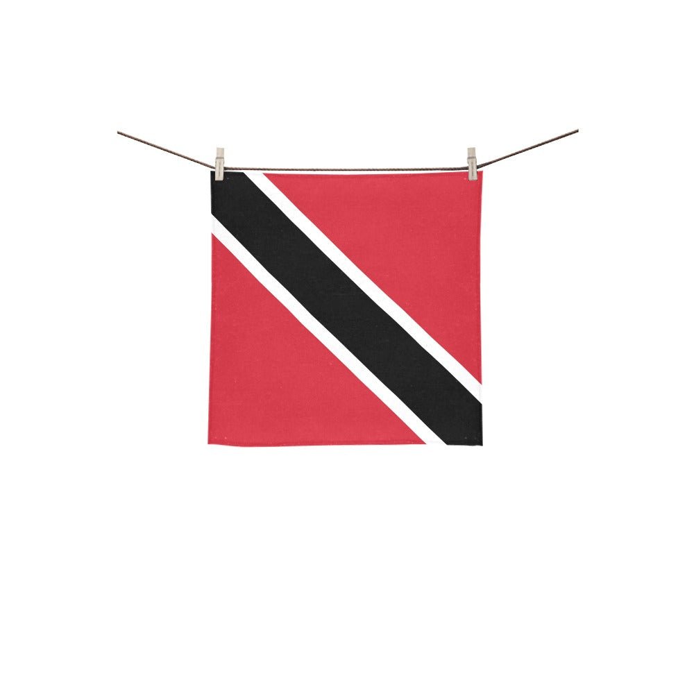Trinidad & Tobago Flag Square Towel 13“x13” - Conscious Apparel Store