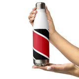Trinidad & Tobago Flag Stainless Steel Water Bottle - Conscious Apparel Store
