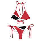 Trinidad & Tobago Flag string bikini - Conscious Apparel Store