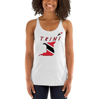Trinidad & Tobago Flag Trini Women's Racerback Tank - Conscious Apparel Store