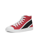 Trinidad & Tobago Flag Women's Hightop Canvas Shoe Sneakers - Conscious Apparel Store