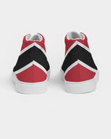 Trinidad & Tobago Flag Women's Hightop Canvas Shoe Sneakers - Conscious Apparel Store