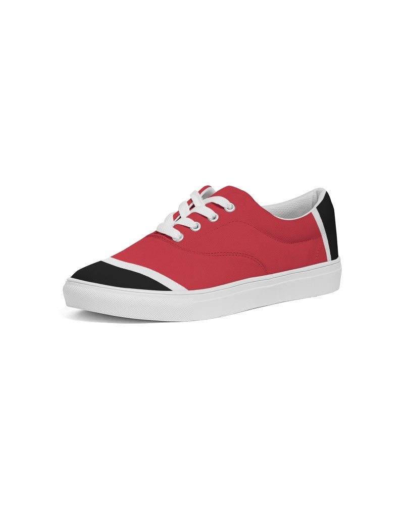 Trinidad & Tobago Flag Women's Lace Up Canvas Shoe - Conscious Apparel Store