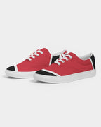 Trinidad & Tobago Flag Women's Lace Up Canvas Shoe - Conscious Apparel Store