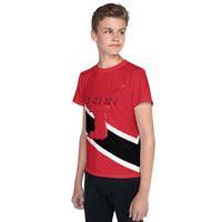 Trinidad & Tobago Flag Youth crew neck t-shirt - Conscious Apparel Store