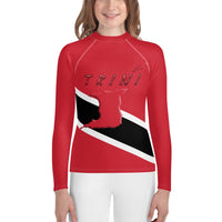 Trinidad & Tobago Flag Youth Rash Guard - Conscious Apparel Store