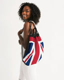 United Kingdom Flag Canvas Drawstring Bag - Conscious Apparel Store