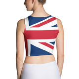 United Kingdom Flag Crop Top - Conscious Apparel Store