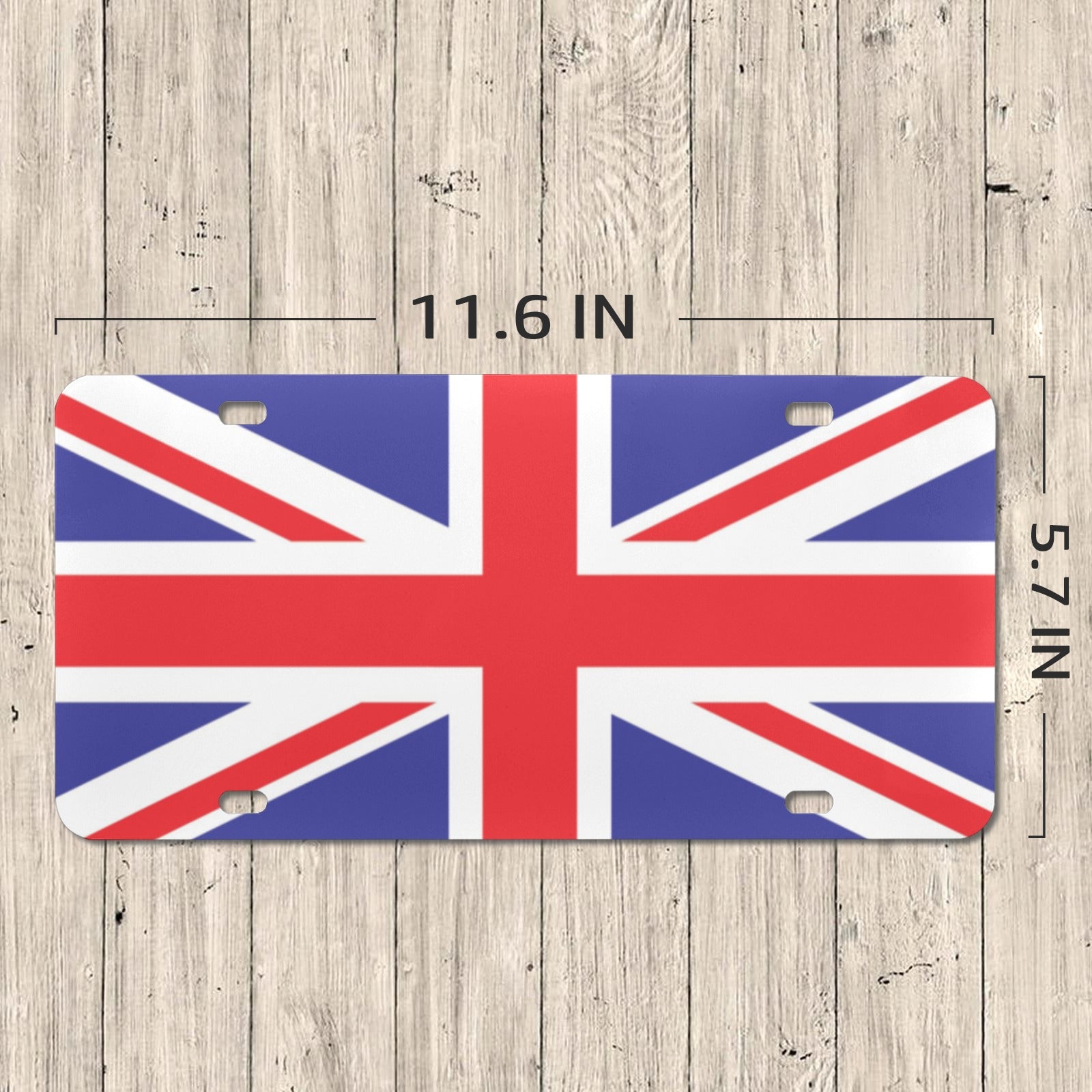 United Kingdom Flag Custom License Plate - Conscious Apparel Store