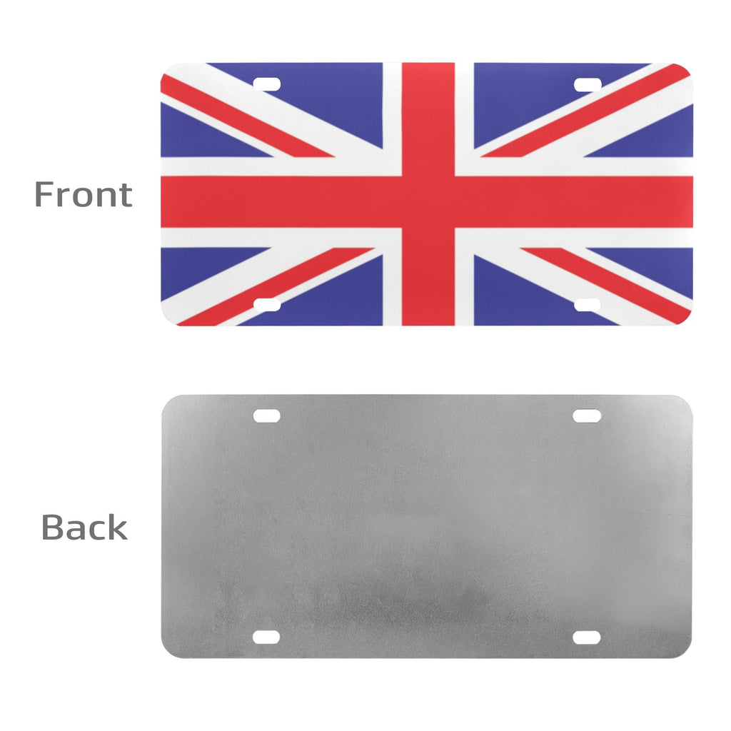United Kingdom Flag Custom License Plate - Conscious Apparel Store