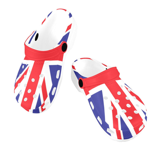 United Kingdom Flag Kids Clogs - Conscious Apparel Store