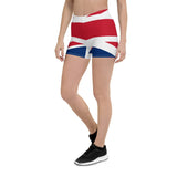 United Kingdom Flag Leggings Shorts - Conscious Apparel Store