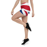 United Kingdom Flag Leggings Shorts - Conscious Apparel Store