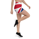 United Kingdom Flag Leggings Shorts - Conscious Apparel Store
