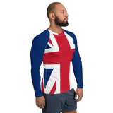 United Kingdom Flag Men's Rash Guard - Conscious Apparel Store