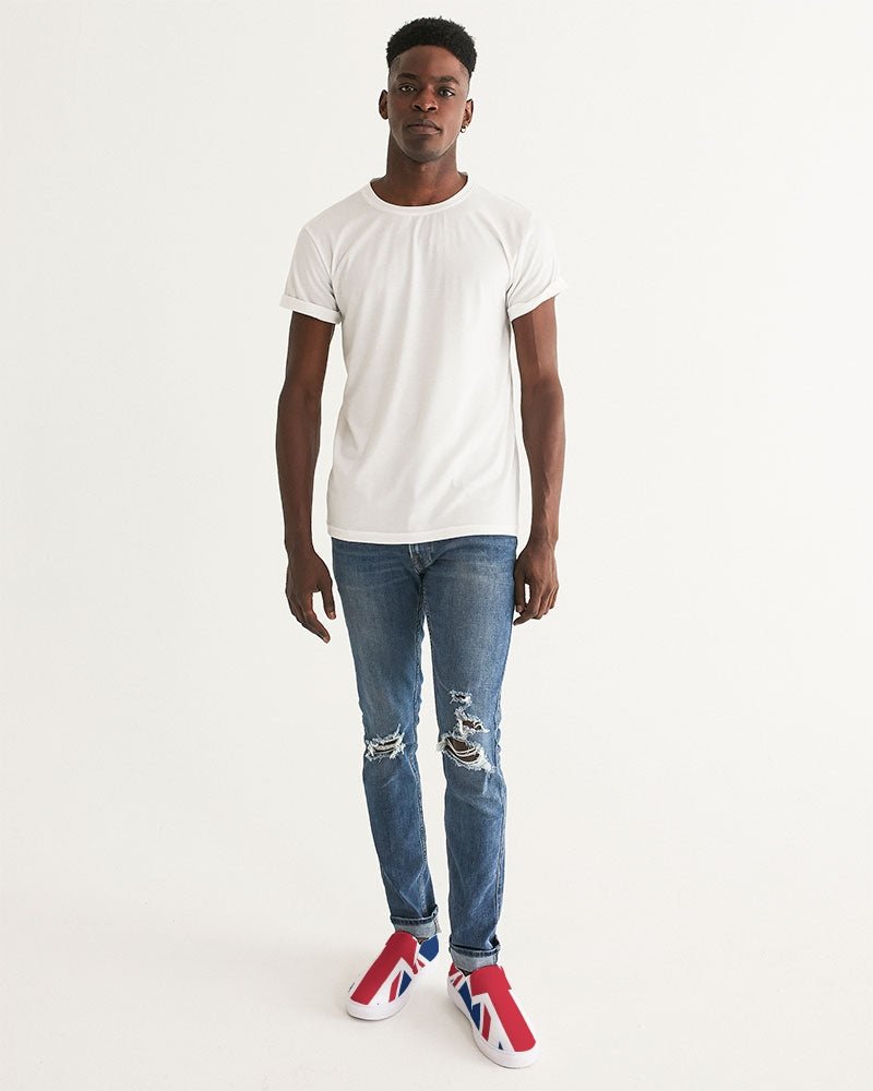 United Kingdom Flag Men's Slip-On Canvas Shoe Sneakers - Conscious Apparel Store