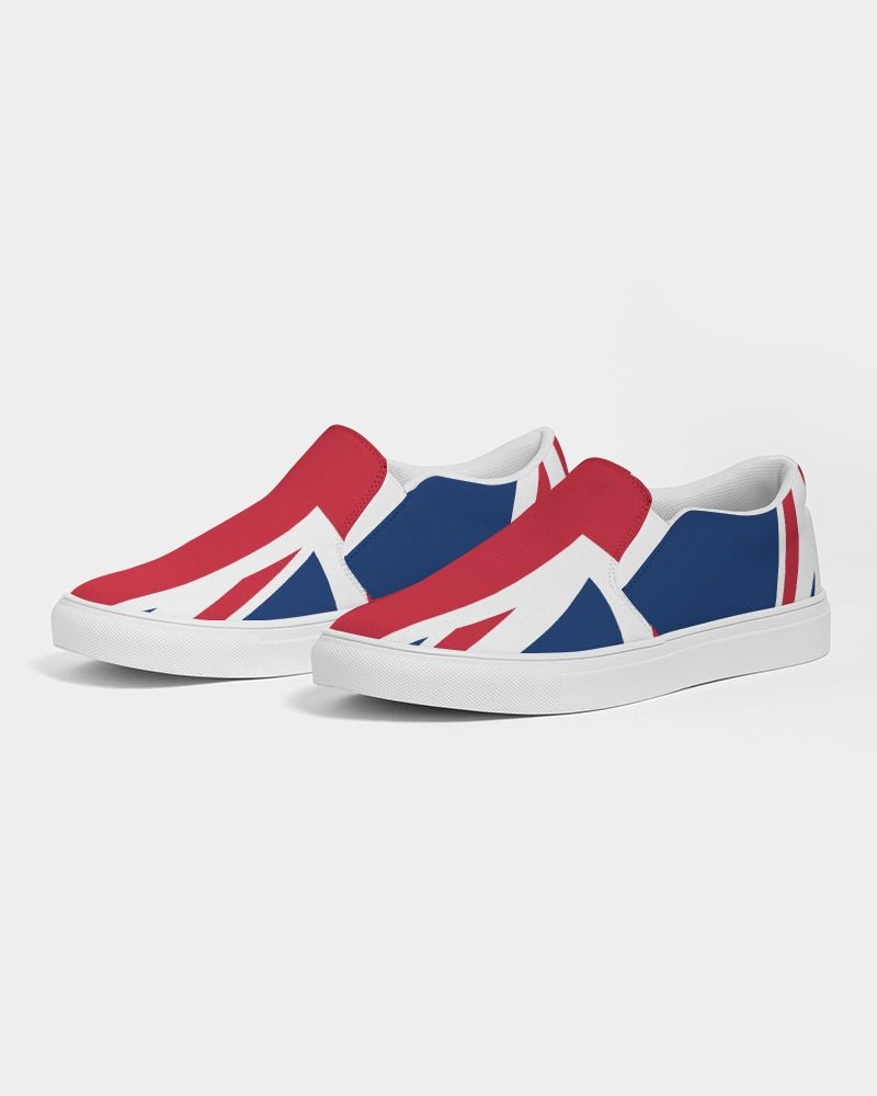 United Kingdom Flag Men's Slip-On Canvas Shoe Sneakers - Conscious Apparel Store