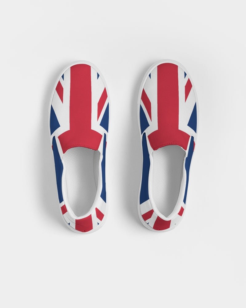 United Kingdom Flag Men's Slip-On Canvas Shoe Sneakers - Conscious Apparel Store