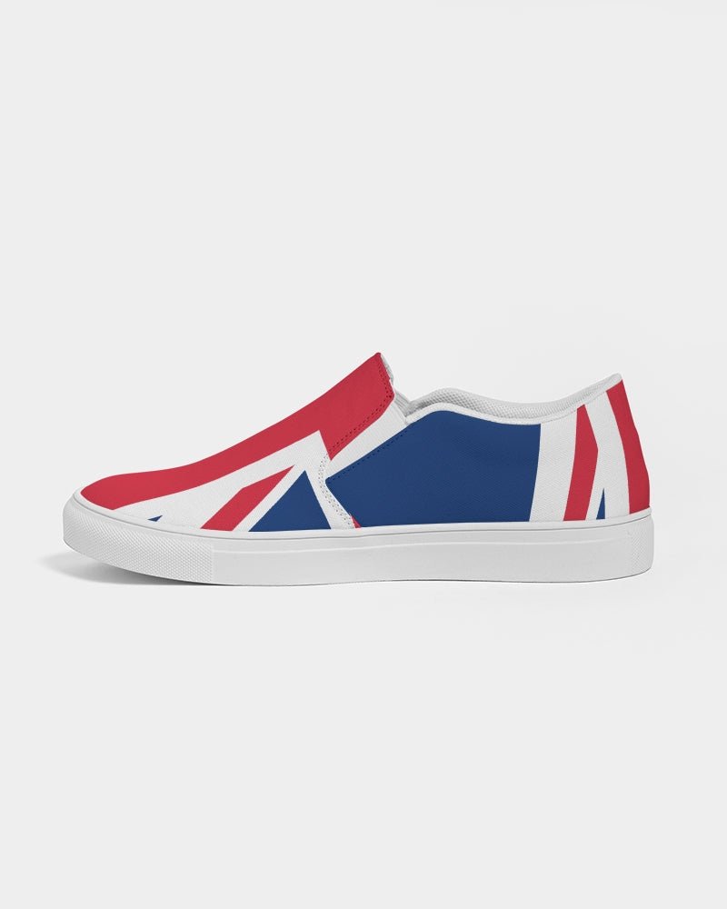 United Kingdom Flag Men's Slip-On Canvas Shoe Sneakers - Conscious Apparel Store