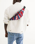United Kingdom Flag Splash-Camo Crossbody Sling Bag - Conscious Apparel Store