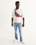 United Kingdom Flag Splash-Camo Crossbody Sling Bag - Conscious Apparel Store