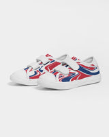 United Kingdom Flag Splash-Camo Kids Velcro Sneaker - Conscious Apparel Store
