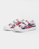 United Kingdom Flag Splash-Camo Kids Velcro Sneaker - Conscious Apparel Store