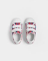 United Kingdom Flag Splash-Camo Kids Velcro Sneaker - Conscious Apparel Store