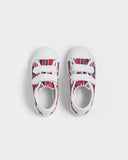 United Kingdom Flag Splash-Camo Kids Velcro Sneaker - Conscious Apparel Store