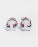 United Kingdom Flag Splash-Camo Kids Velcro Sneaker - Conscious Apparel Store