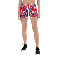 United Kingdom Flag Splash-Camo Leggings Shorts - Conscious Apparel Store