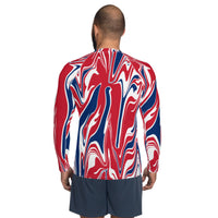 United Kingdom Flag Splash Camo Men's Rash Guard - Conscious Apparel Store