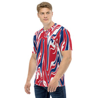 United Kingdom Flag Splash-Camo Men's T-shirt - Conscious Apparel Store