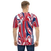 United Kingdom Flag Splash-Camo Men's T-shirt - Conscious Apparel Store