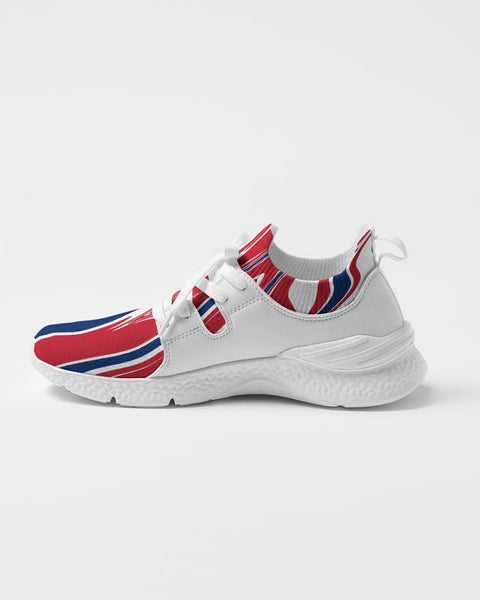 United Kingdom Flag Splash-Camo Men's Two-Tone Sneaker - Conscious Apparel Store