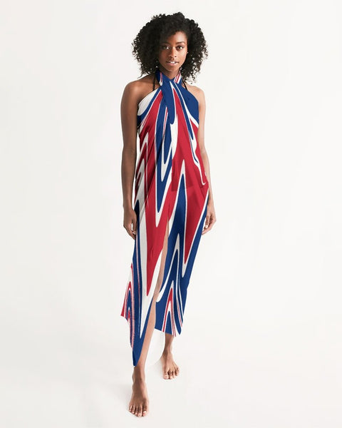 United Kingdom Flag Splash-Camo Swim Cover Up - Conscious Apparel Store