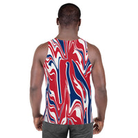 United Kingdom Flag Splash-Camo Unisex Tank Top - Conscious Apparel Store