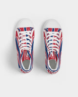 United Kingdom Flag Splash-Camo Women's Hightop Canvas Shoe - Conscious Apparel Store