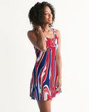 United Kingdom Flag Splash-Camo Women's Racerback Dress - Conscious Apparel Store