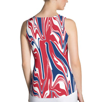 United Kingdom Flag Splash-Camo Women's Tank Top - Conscious Apparel Store