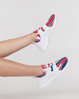 United Kingdom Flag Splash-Camo Women's Two-Tone Sneaker - Conscious Apparel Store