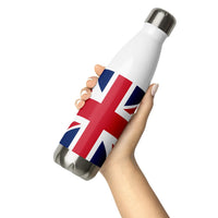 United Kingdom Flag Stainless Steel Water Bottle - Conscious Apparel Store