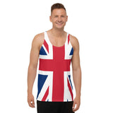 United Kingdom Flag Unisex Tank Top - Conscious Apparel Store