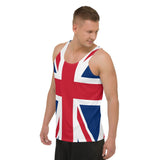 United Kingdom Flag Unisex Tank Top - Conscious Apparel Store