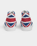United Kingdom Flag Women's Hightop Canvas Shoe - Conscious Apparel Store