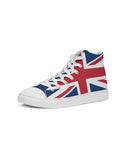 United Kingdom Flag Women's Hightop Canvas Shoe - Conscious Apparel Store