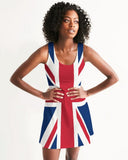 United Kingdom Flag Women's Racerback Dress - Conscious Apparel Store