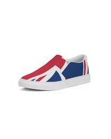 United Kingdom Flag Women's Slip-On Canvas Shoe - Conscious Apparel Store